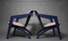 Hans Wegner Blue Lounge Chairs GE 460 - lounge chair