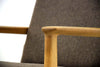 Hans Wegner Mid Century Modern Brown Lounge Chair - Furniture