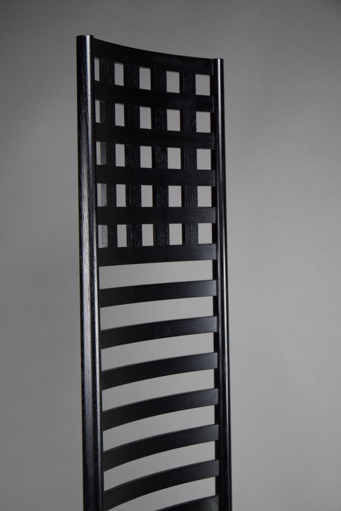 Hill House Chair Early Edition by Charles Rennie Mackintosh for Cassina Italy - Furniture
