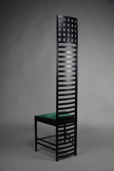 Hill House Chair Early Edition by Charles Rennie Mackintosh for Cassina Italy - Furniture