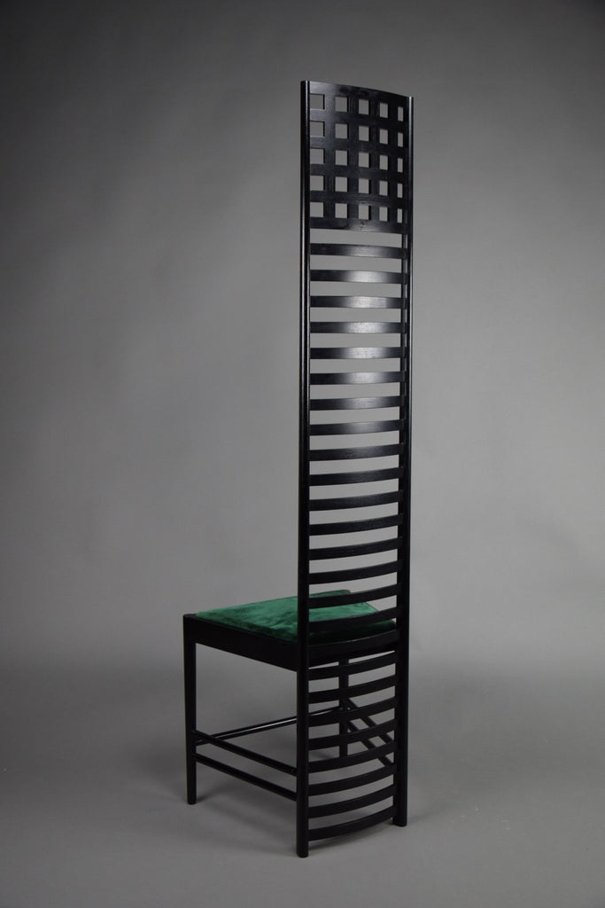 Hill House Chair Early Edition by Charles Rennie Mackintosh for Cassina Italy - Furniture