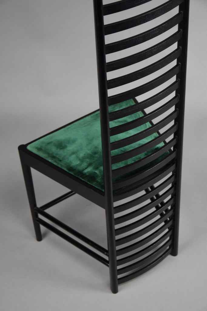 Hill House Chair Early Edition by Charles Rennie Mackintosh for Cassina Italy - Furniture
