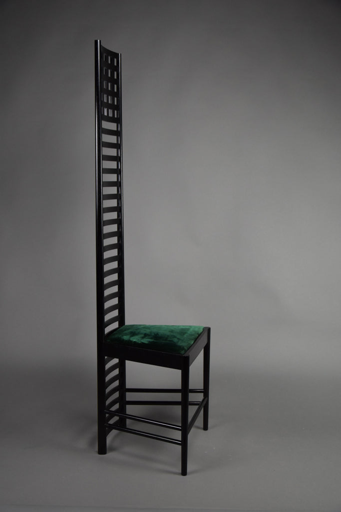 Hill House Chair Early Edition by Charles Rennie Mackintosh for Cassina Italy - Furniture