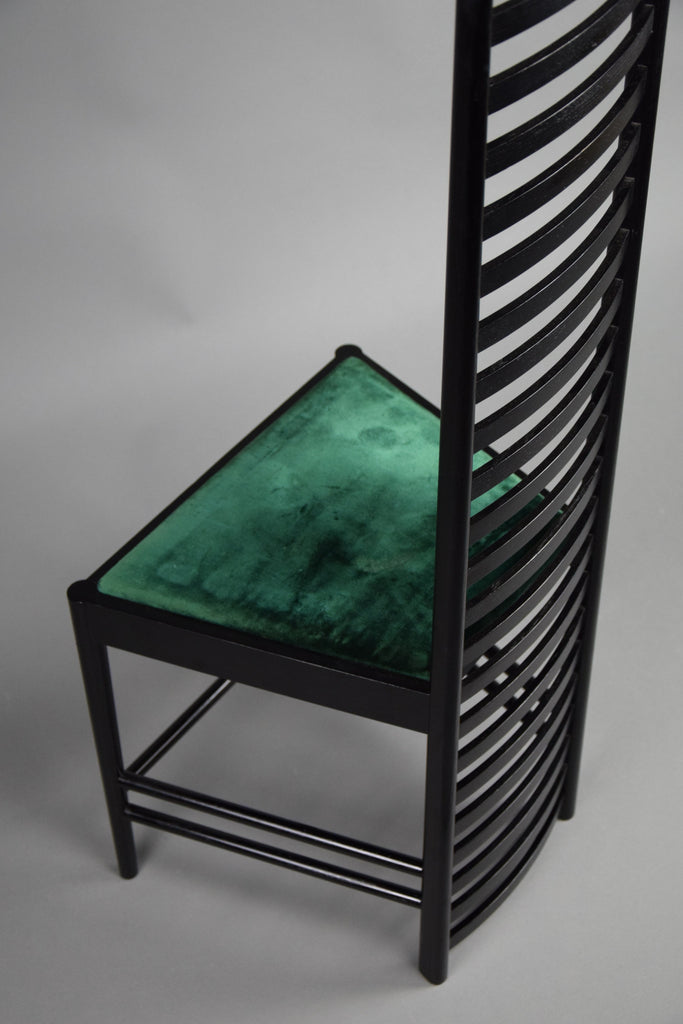 Hill House Chair Early Edition by Charles Rennie Mackintosh for Cassina Italy - Furniture