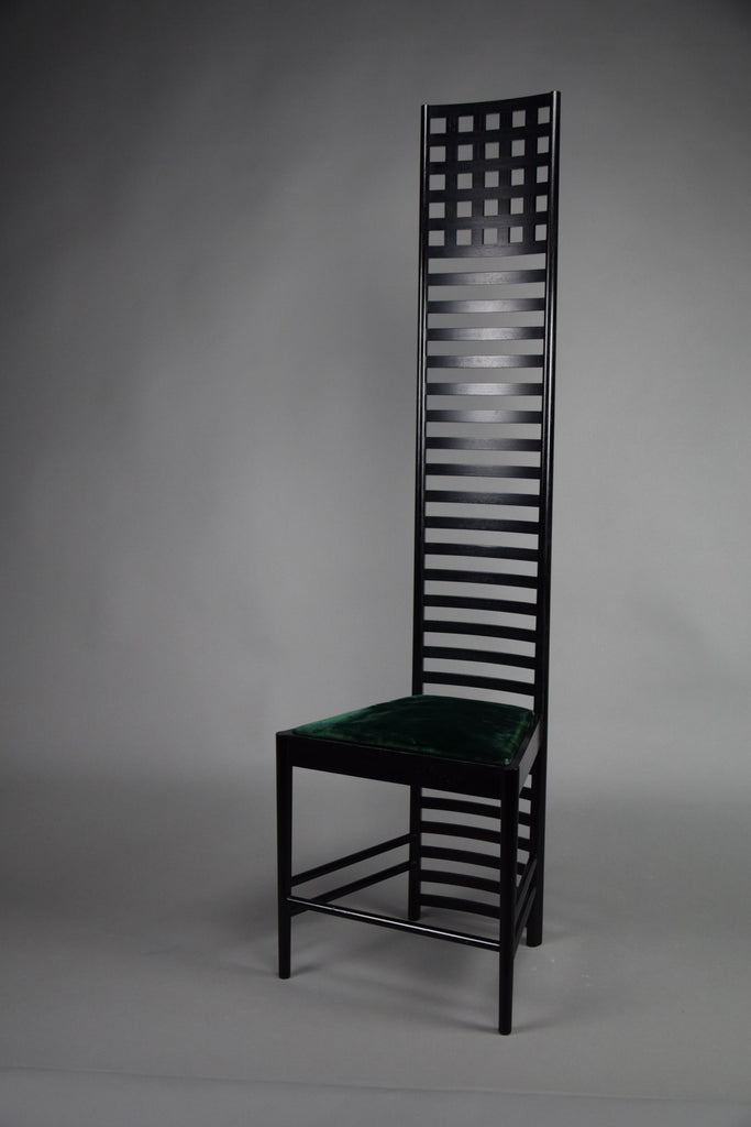 Hill House Chair Early Edition by Charles Rennie Mackintosh for Cassina Italy - Furniture