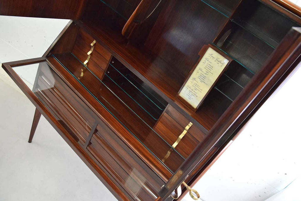 Ico Parisi Mid-Century Modern Jatoba Wood Credenza - Furniture