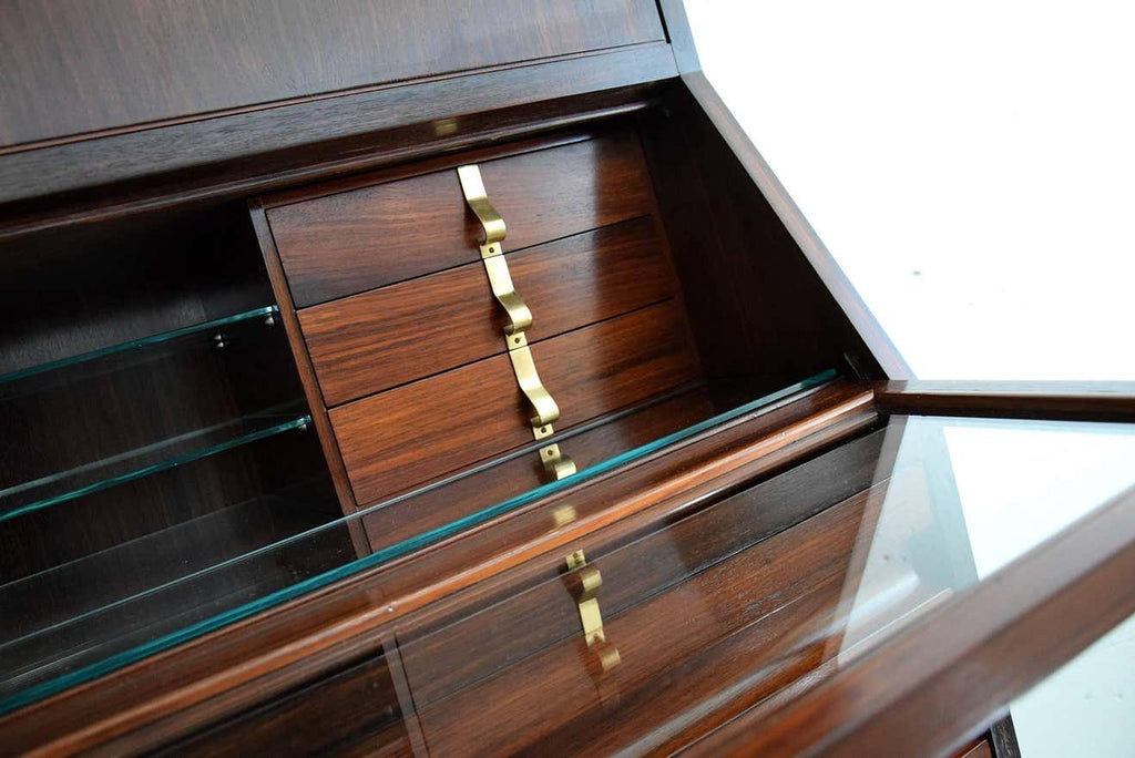 Ico Parisi Mid-Century Modern Jatoba Wood Credenza - Furniture