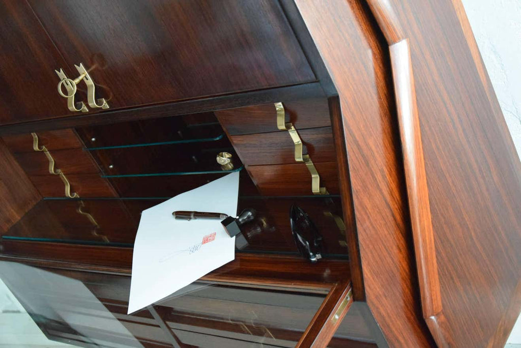 Ico Parisi Mid-Century Modern Jatoba Wood Credenza - Furniture