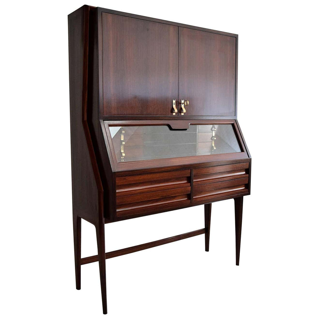 Ico Parisi Mid-Century Modern Jatoba Wood Credenza - Furniture