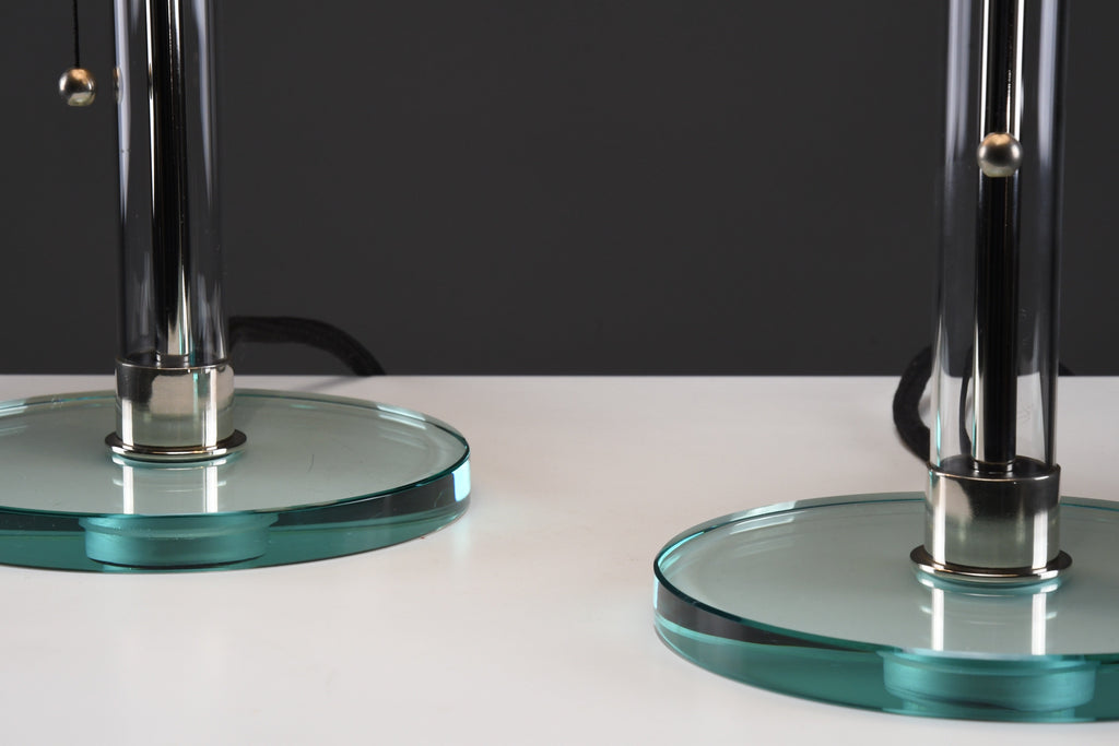 Iconic Pair of Bauhaus WG24 table lamps by Prof. Wilhelm Wagenfeld - Lighting