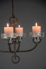 iittala mid century modern wrought iron and glass ceiling candle holder - Decor