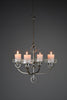 iittala mid century modern wrought iron and glass ceiling candle holder - Decor