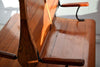 Italian 1928 Train Bench 3rd Class - Furniture