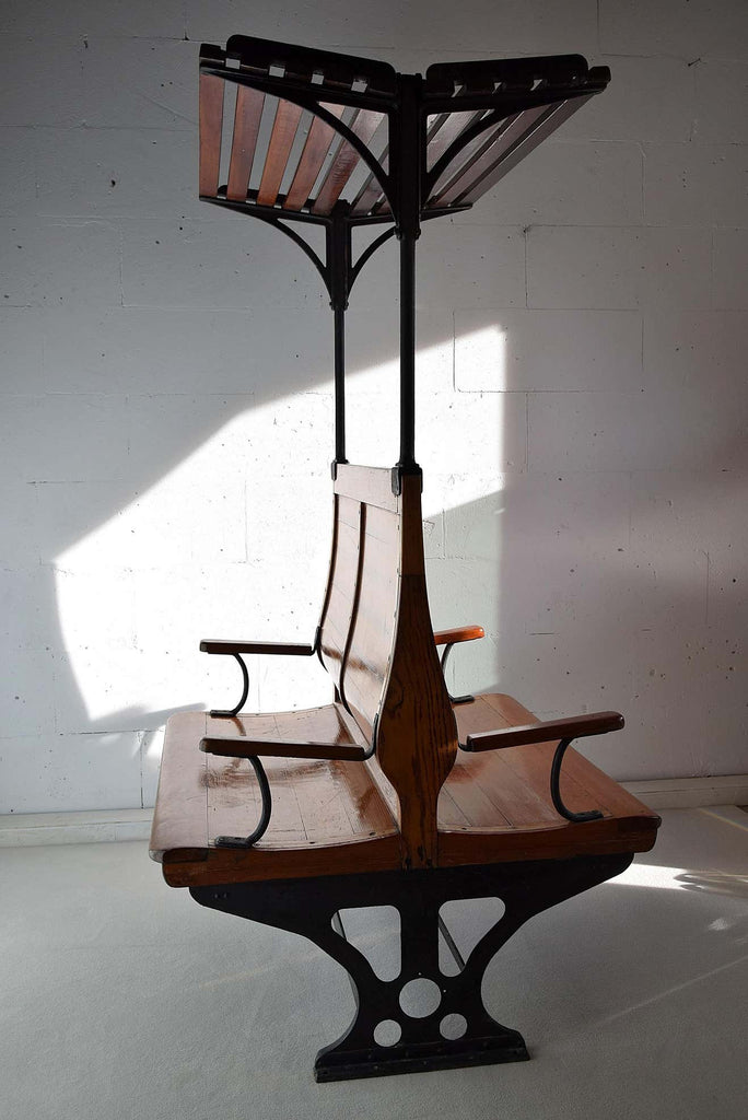 Italian 1928 Train Bench 3rd Class - Furniture