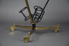 Italian 1960 Brass and Glass Bar Trolley - Furniture