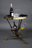 Italian 1960 Brass and Glass Bar Trolley - Furniture