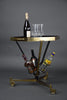 Italian 1960 Brass and Glass Bar Trolley - Furniture