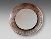Italian Copper Mid-Century Modern Round Wall Mirror by M.Furgeri - Decor