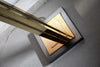 Italian Hollywood Regency Brass and Chrome Willy Rizzo Floor Lamp - Lighting