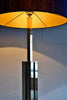 Italian Hollywood Regency Brass and Chrome Willy Rizzo Floor Lamp - Lighting
