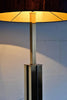 Italian Hollywood Regency Brass and Chrome Willy Rizzo Floor Lamp - Lighting