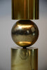 Italian Late 1960’s Brass Table Lamp With Ivory Colored Shade - Lighting