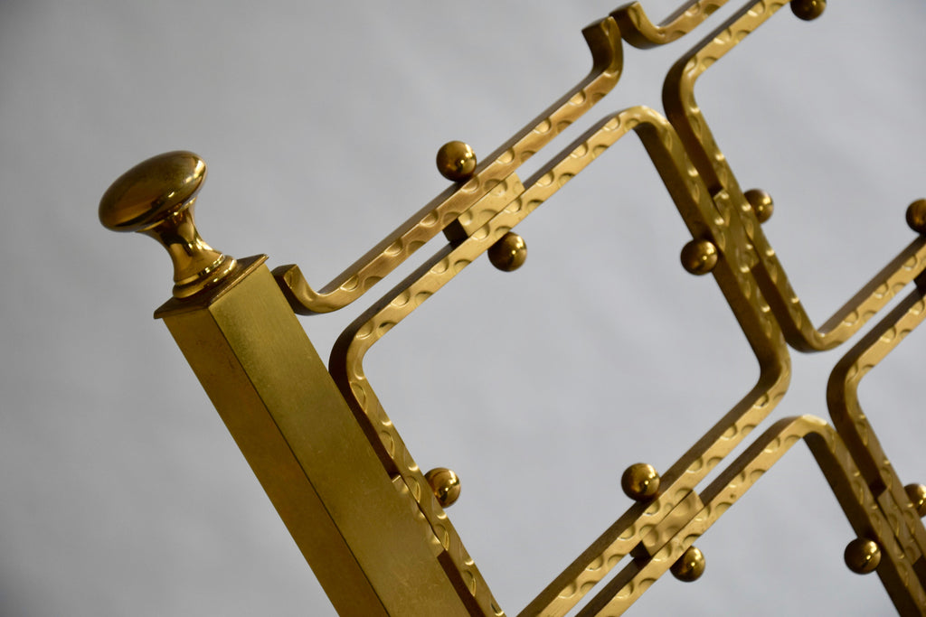 Italian Mid Century Double Brass Bed by Osvaldo Borsani - Furniture
