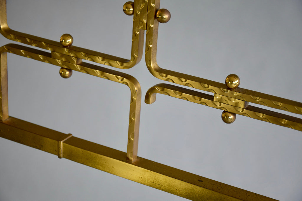 Italian Mid Century Double Brass Bed by Osvaldo Borsani - Furniture