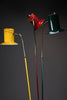 Italian mid century modern red green and yellow floor lamp by Lumi - Lighting