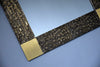 Italian Mid-Century Modern Solid Bronze Square Mirror by Luciano Frigerio - Decor