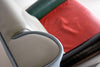 Italian Post Modern Multi Color Leather Lounge Chair - Furniture
