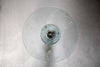 Italian Round Mid-Century Glass and Chrome Plated Brass Side Table - Furniture