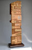 Italian Wooden Sculpture by Gianni Pinna 1981 - Art