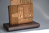 Italian Wooden Sculpture by Gianni Pinna 1981 - Art
