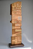 Italian Wooden Sculpture by Gianni Pinna 1981 - Art
