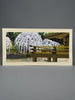 Japanese Sōsaku hanga woodblock print by Masao Ido “Tenryū-ji” (天竜寺) 1986 Artist’s Proof (AP) - Art