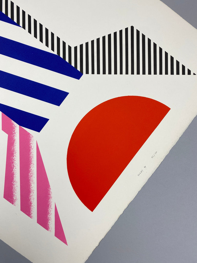 Kumi Sugaī 1970 lithograph titled ‘Fête’ 92/100 - Art