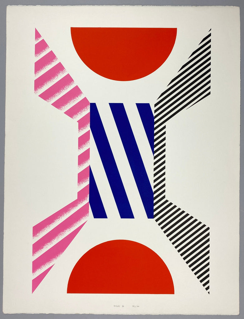 Kumi Sugaī 1970 lithograph titled ‘Fête’ 92/100 - Art