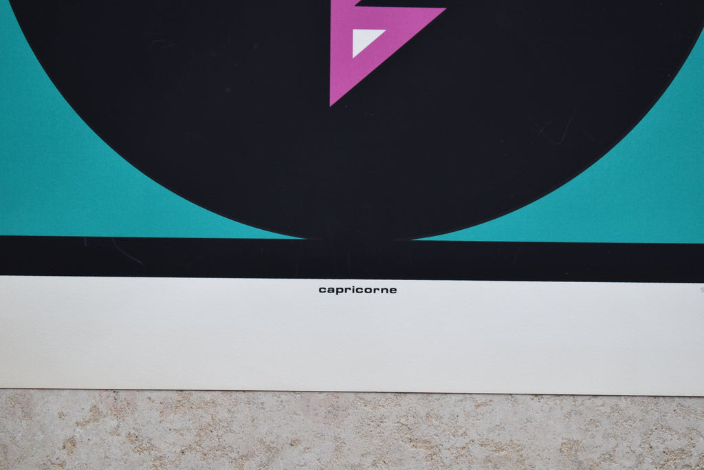 Kumi Sugaï 1973 Lithograph Zodiac Sign Capricorn - Art