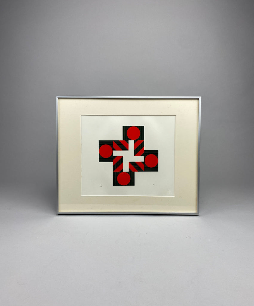 Kumi Sugaï Crossing 4 signed & numbered silkscreen 1978 - Art