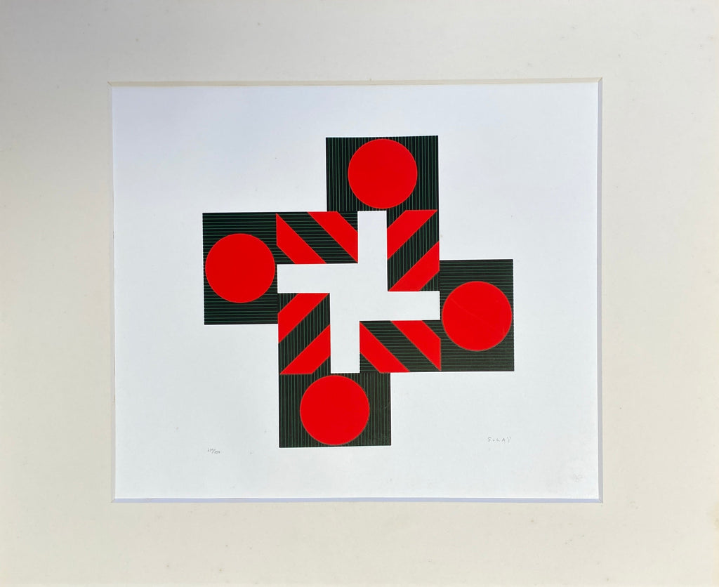 Kumi Sugaï Crossing 4 signed & numbered silkscreen 1978 - Art
