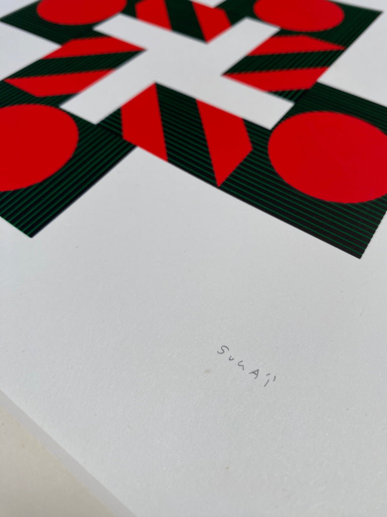 Kumi Sugaï Crossing 4 signed & numbered silkscreen 1978 - Art