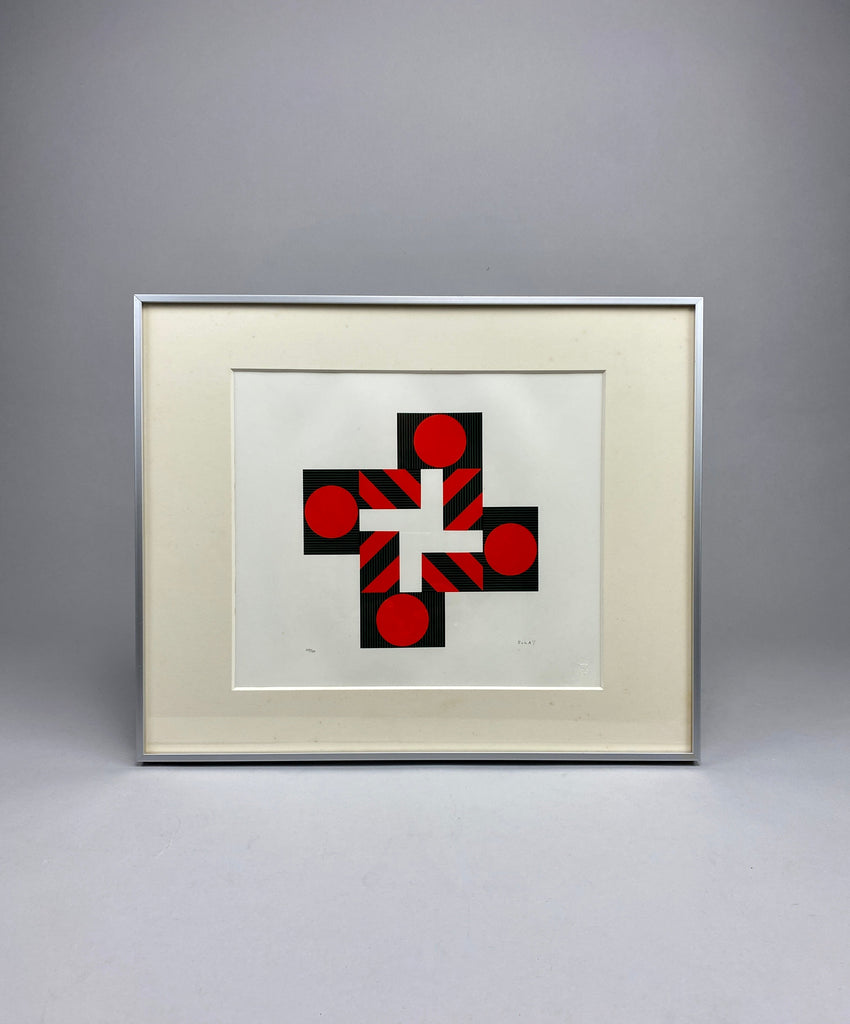 Kumi Sugaï Crossing 4 signed & numbered silkscreen 1978 - Art