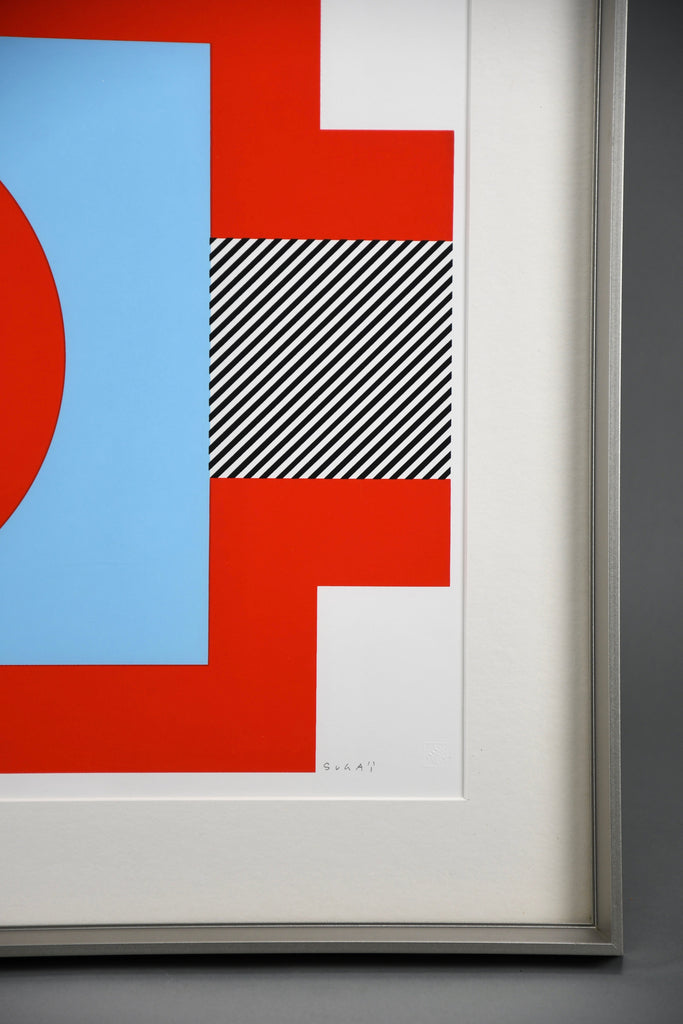 Kumi Sugaï “Festival A”, limited edition silkscreen signed & numbered 1970s - Art