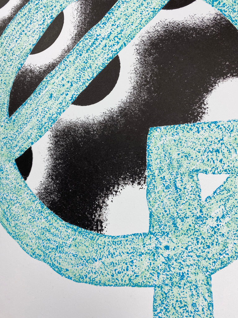Kumi Sugaï ’Oni’ Big Color Lithograph - Art