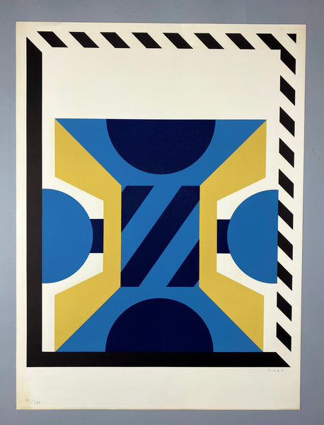 Kumi Sugaī Signed Lithograph Signal A 1974 - Art