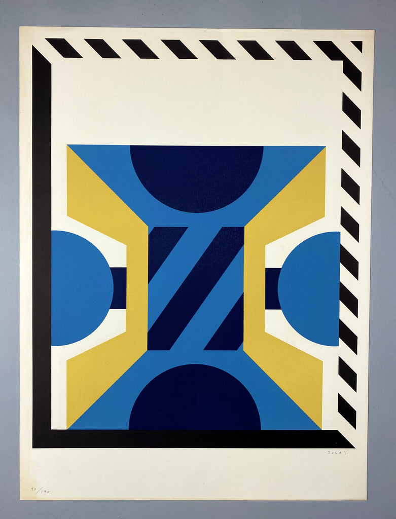 Kumi Sugaī Signed Lithograph Signal A 1974 - Art