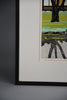 Kyoshi Nagai ’The House on Pond-Side’ 1972 | signed limited edition Japanese woodblock print No. 34/157 - Art