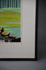 Kyoshi Nagai ’The House on Pond-Side’ 1972 | signed limited edition Japanese woodblock print No. 34/157 - Art