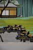 Kyoshi Nagai ’The House on Pond-Side’ 1972 | signed limited edition Japanese woodblock print No. 34/157 - Art